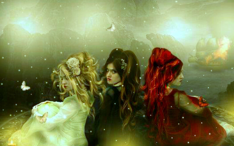 Three Women on a Shore