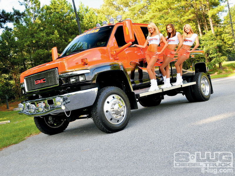 Three Women on a Truck