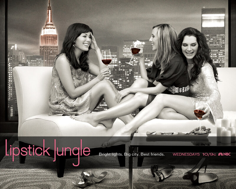Three Women on Couch — Black, Relaxed