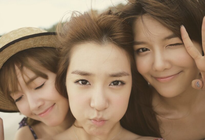 Three women posing together
