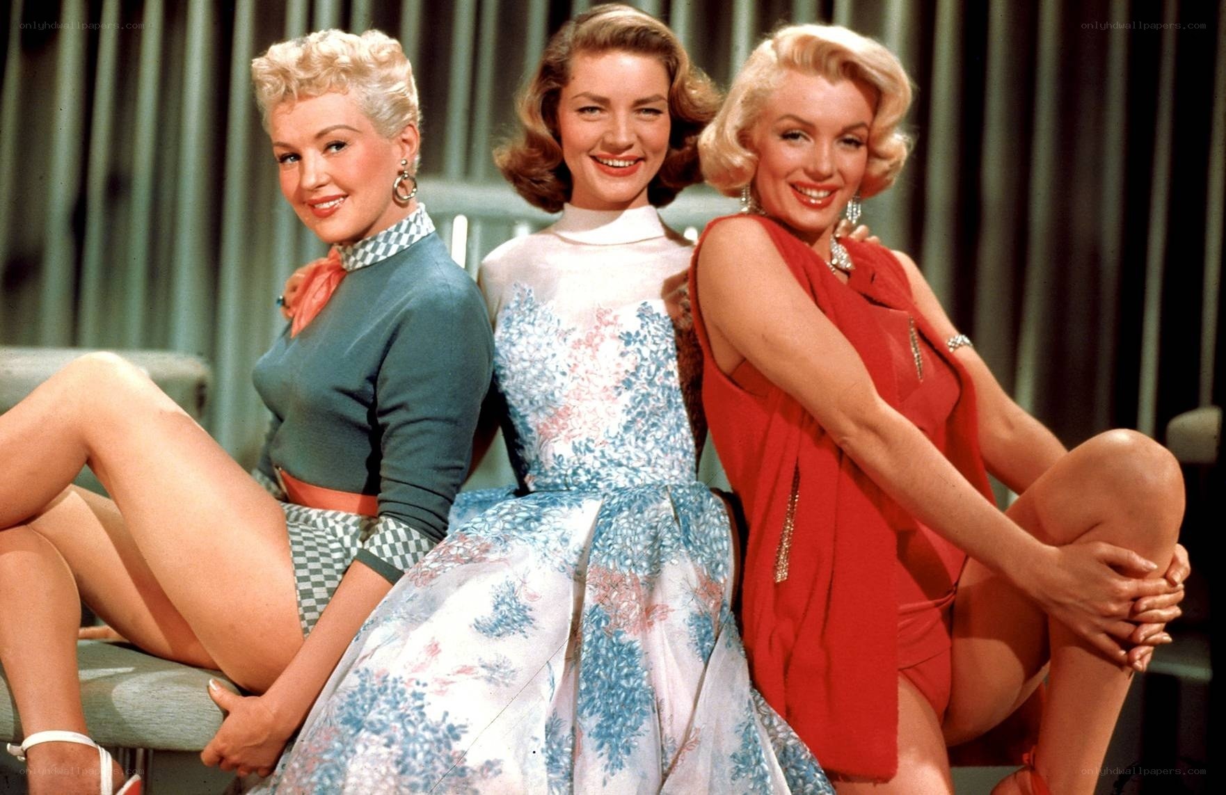 Three women posing together