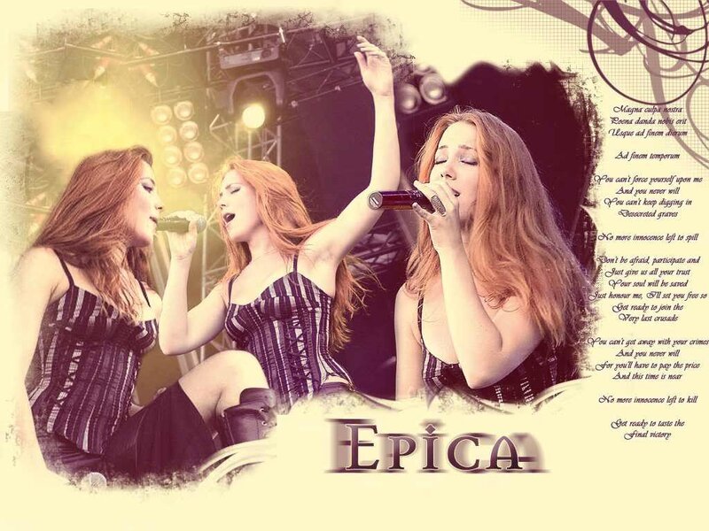 Three Women Singing on Stage — Purple