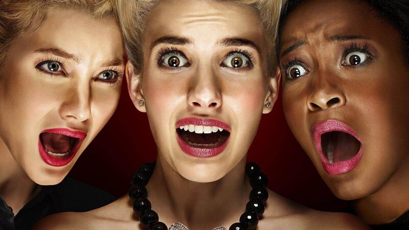 Three Women with Shocked Expressions