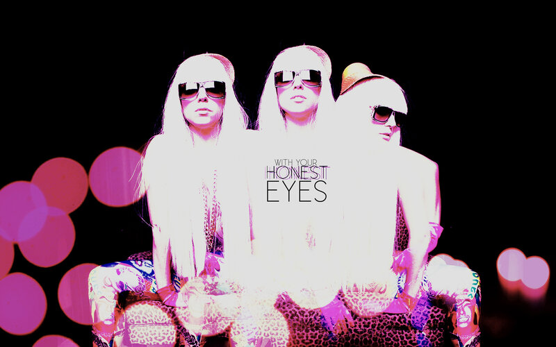 three women with sunglasses