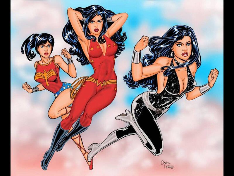 Three Wonder Woman Characters