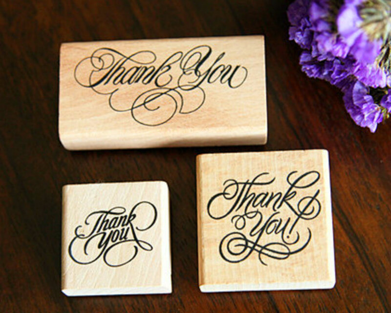 Three Wooden Stamps