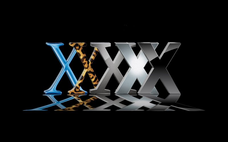 Three X's in different textures