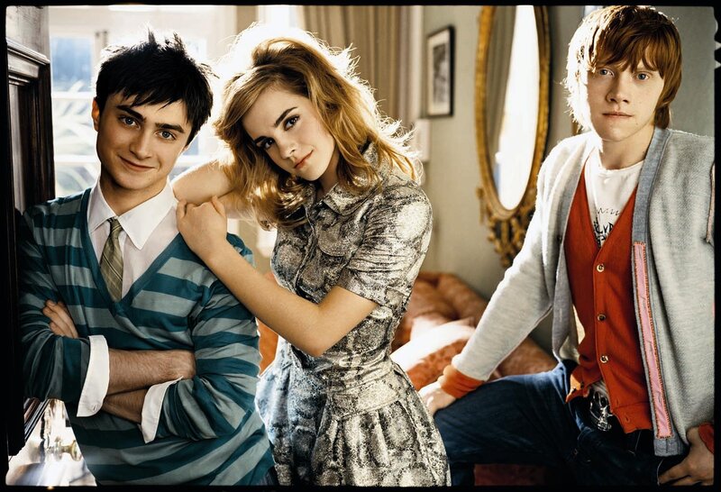 Three Young People in Room