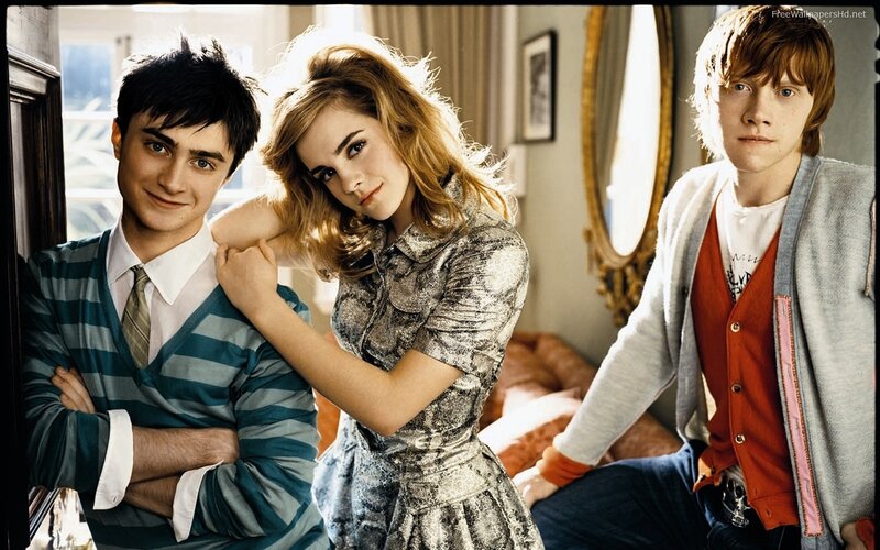 Three Young People Posing — White