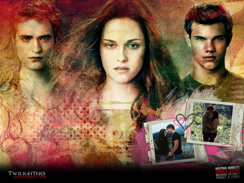 Three Young People — Red