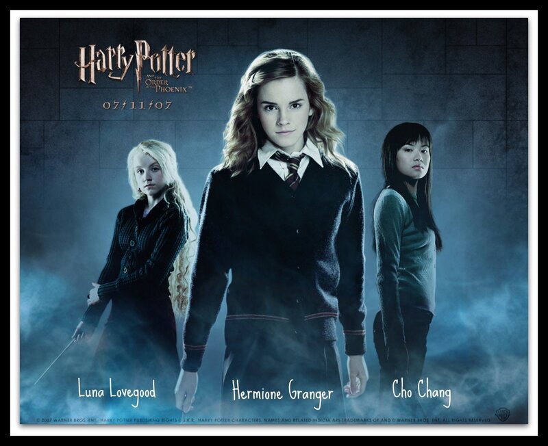 Three Young Women in School Uniforms — Blue
