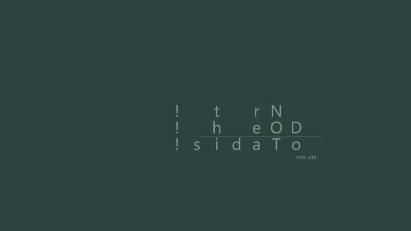 !threod! sidato - too late