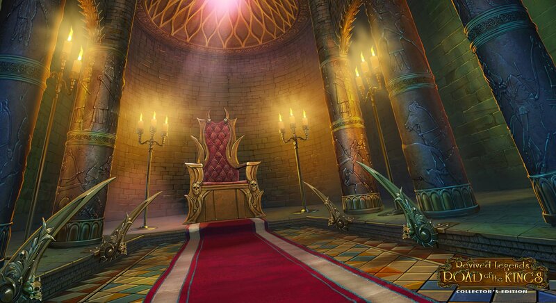 Throne in a Castle Hall