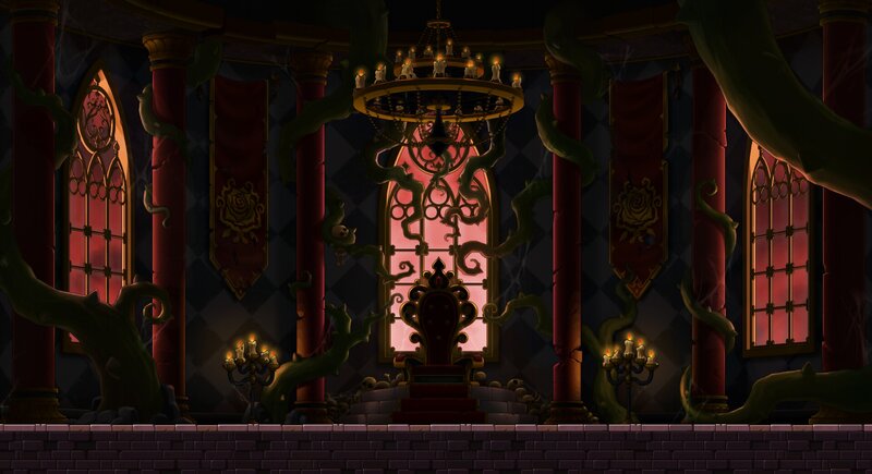 Throne Room with Vines