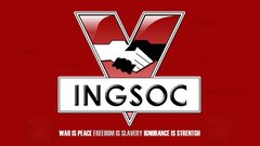 1984 George Orwell red