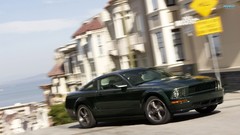 2008 Ford mustang muscle cars Ford Mustang Bullitt black paint