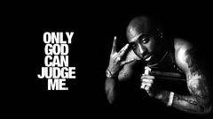 2pac monochrome Tupac Shakur