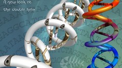 3d digital art double helix