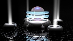 3d digital art light rays