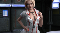 3D girls nurses