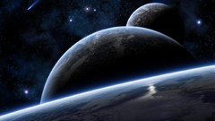 3d planets outer space