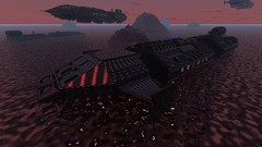 3d spaceships science fiction alien planet fantasy art