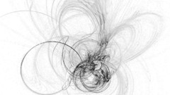 3D view abstract black