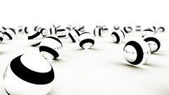 3D view abstract circles