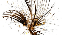 3D view abstract digital