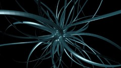 3D view abstract digital