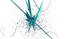 3D view abstract digital