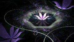 3D view abstract Flowers