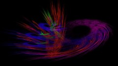 3D view abstract galaxies