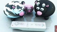 3D view Animals funny