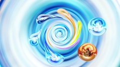 3D view balls spiral