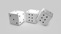 3D view dice 3D
