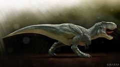 3D view Dinosaurs Tyrannosaurus