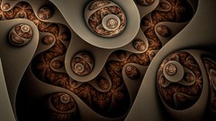 3D view Fractals abstract
