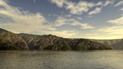 3D view Landscapes digital