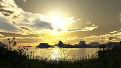 3D view Landscapes digital