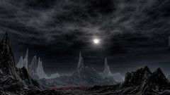 3D view Landscapes night