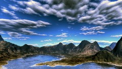 3D view Mountains Landscapes