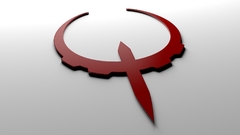 3D view quake logos