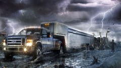 3D view rain Animals