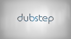 3D view text dubstep