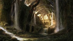 Abandoned digital art cathedrals