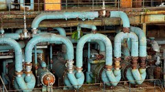 Abandoned factories old buildings