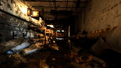 Abandoned farm pipes architecture