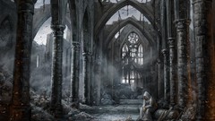 Abandoned Pathfinder sanctuary fantasy art
