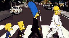 Abbey Road streets Homer
